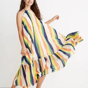 WHIT x Madewell 2/XS Striped Orly Dress - Like New